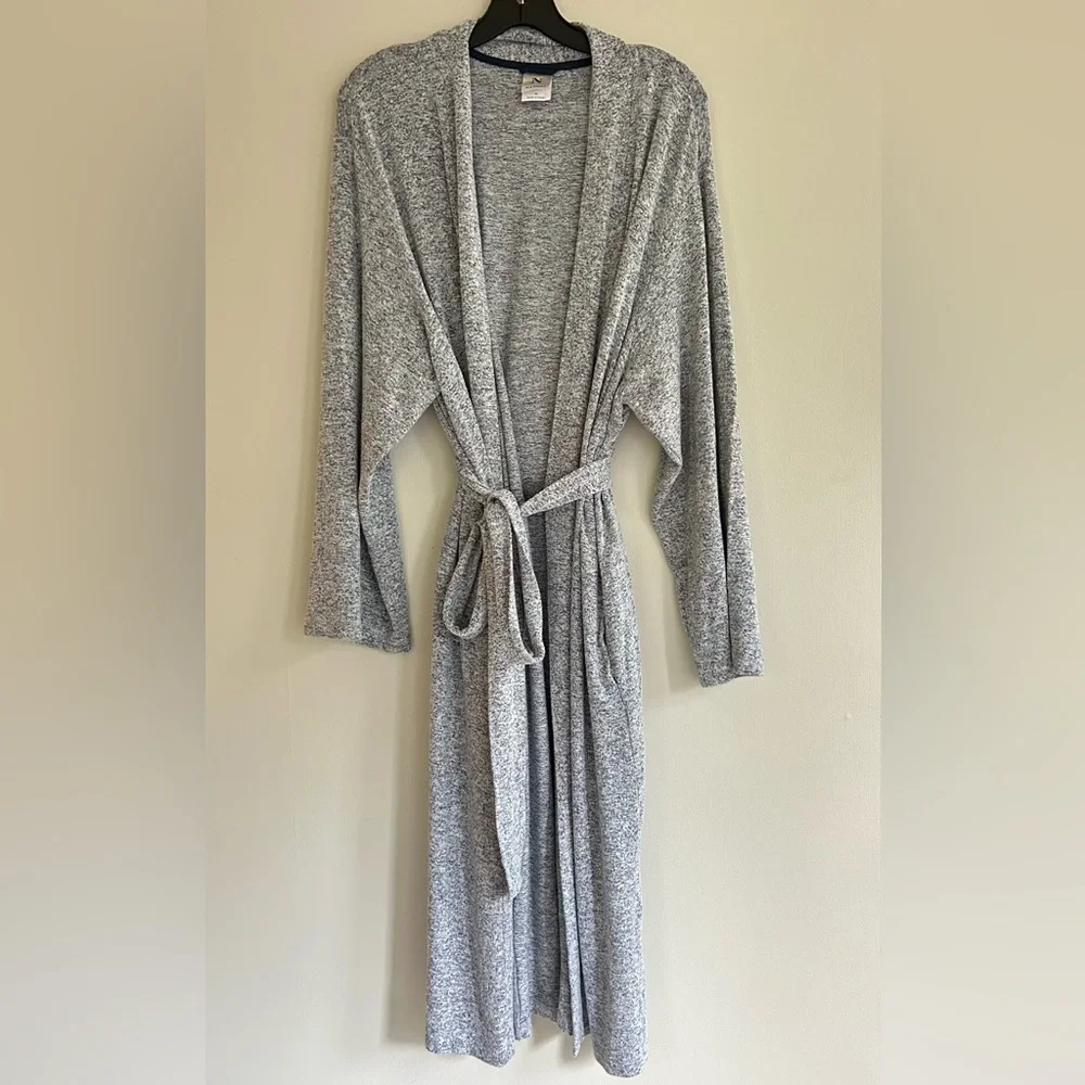 NATORI Terry Knit Belted Kimono Duster Robe Comfy Quiet Luxury Loungewear Sz XL - Picture 3 of 16